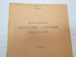 Järvistämme ja joistamme kalavesinä -eripainos Suomen Kalastuslehti nr 1, 1916