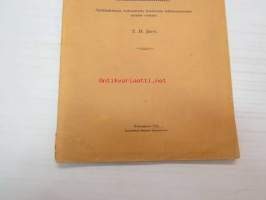 Voiko verkkopyynti tuhota muikkukannan? - Muikkukannan kokoumusta koskevain tutkimustulosten antama vastaus -eripainos Suomen Kalatalous nr 3, 1914-15, Ylipainos