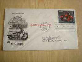 1940 Indian moottoripyörä, American Motorcycles, 2006, Sturgis, USA, ensipäiväkuori, FDC. Katso myös muut kohteeni, mm. noin 1 200 erilaista amerikkalaista