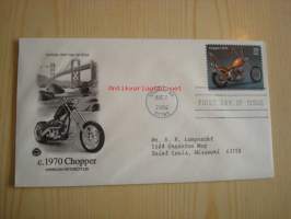 1970 Chopper moottoripyörä, American Motorcycles, 2006, Sturgis, USA, ensipäiväkuori, FDC. Katso myös muut kohteeni, mm. noin 1 200 erilaista amerikkalaista
