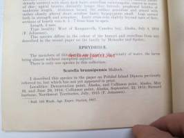 Report of the Canadian Arctic Expedition 1913-18, Volume III: Insects, Part C: Diptera, southern party 1913-16, C.P. Alexander´s dedication to Richard Frey
