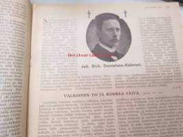 Kotiliesi 1933 nr 12, ilmestynyt 15.6.1933, kesäkuu II - Juhannusnumero, sis. mm. seur. artikkelit / kuvat / mainokset; Kansikuvitus Rudolf Koivu, Havi Benzit