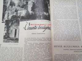 Kotiliesi 1933 nr 12, ilmestynyt 15.6.1933, kesäkuu II - Juhannusnumero, sis. mm. seur. artikkelit / kuvat / mainokset; Kansikuvitus Rudolf Koivu, Havi Benzit