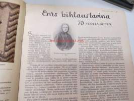 Kotiliesi 1933 nr 12, ilmestynyt 15.6.1933, kesäkuu II - Juhannusnumero, sis. mm. seur. artikkelit / kuvat / mainokset; Kansikuvitus Rudolf Koivu, Havi Benzit