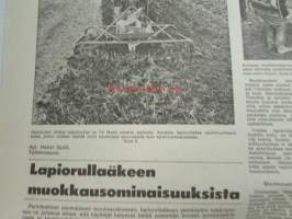 Koneviesti 1968 nr 5, sis. mm. seur. artikkelit / kuvat / mainokset; Massey-Ferguson uutuudet Mf-135 - MF-178, Lapiorullaäke muokkausominaisuuksista,
