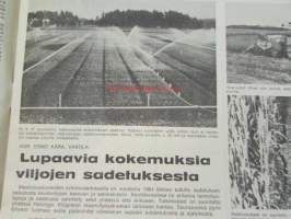 Koneviesti 1968 nr 5, sis. mm. seur. artikkelit / kuvat / mainokset; Massey-Ferguson uutuudet Mf-135 - MF-178, Lapiorullaäke muokkausominaisuuksista,