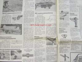 Koneviesti 1968 nr 5, sis. mm. seur. artikkelit / kuvat / mainokset; Massey-Ferguson uutuudet Mf-135 - MF-178, Lapiorullaäke muokkausominaisuuksista,