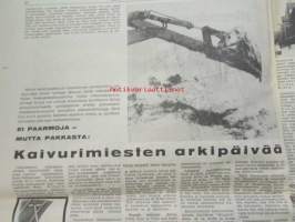Koneviesti 1968 nr 5, sis. mm. seur. artikkelit / kuvat / mainokset; Massey-Ferguson uutuudet Mf-135 - MF-178, Lapiorullaäke muokkausominaisuuksista,