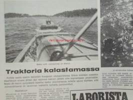 Koneviesti 1968 nr 11, sis. mm. seur. artikkelit / kuvat / mainokset; Pisto 200 yhdistelmäkone, Salaojakaivurien   puutarhatraktorien ja 4-pyöräpientraktorien