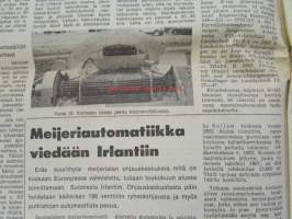 Koneviesti 1968 nr 11, sis. mm. seur. artikkelit / kuvat / mainokset; Pisto 200 yhdistelmäkone, Salaojakaivurien   puutarhatraktorien ja 4-pyöräpientraktorien