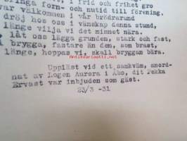 Axel E. Öhman - Dikter, finlandssvenska prosa av en amatör -suomenruotsalaisen harrasterunoilijan kirjaksi sidottu kokoelmaksi vuodelta 1935, mukana myös runoja