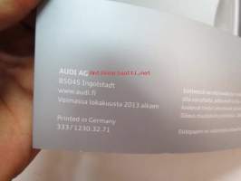 Audi A3 Compact Coupé, A3 Sportback, Audi S3 Compact Coupé, S3 Sportback 2014 -myyntiesite