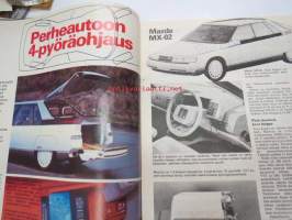 Moottori 1983 nr 14-15, sis. mm. seur. artikkelit / kuvat / mainokset; Ministeri kävelee yli virkamiehen?, Näkö ja nopeus, Honda Accord turvajarruin, Talbot 1510
