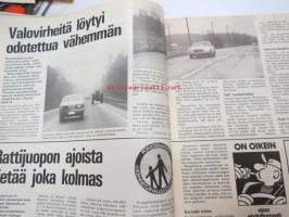 Moottori 1983 nr 14-15, sis. mm. seur. artikkelit / kuvat / mainokset; Ministeri kävelee yli virkamiehen?, Näkö ja nopeus, Honda Accord turvajarruin, Talbot 1510