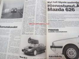 Moottori 1983 nr 14-15, sis. mm. seur. artikkelit / kuvat / mainokset; Ministeri kävelee yli virkamiehen?, Näkö ja nopeus, Honda Accord turvajarruin, Talbot 1510