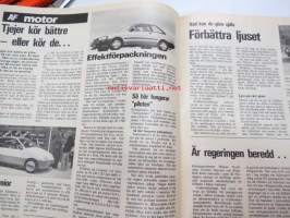 Moottori 1983 nr 14-15, sis. mm. seur. artikkelit / kuvat / mainokset; Ministeri kävelee yli virkamiehen?, Näkö ja nopeus, Honda Accord turvajarruin, Talbot 1510