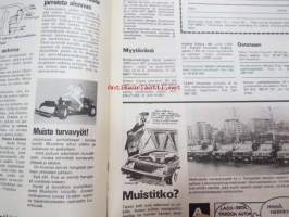 Moottori 1983 nr 14-15, sis. mm. seur. artikkelit / kuvat / mainokset; Ministeri kävelee yli virkamiehen?, Näkö ja nopeus, Honda Accord turvajarruin, Talbot 1510