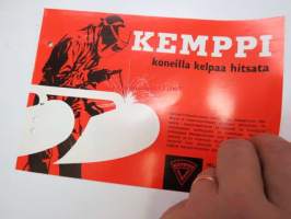 Kemppi koneilla kelpaa hitsata -myyntiesite / sales brochure