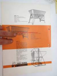 Tallberg betonimassan kuljetus- ja vastaanottolaitteita -myyntiesite / sales brochure