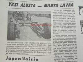 Koneviesti 1968 nr 18, sis. mm. seur. artikkelit / kuvat / mainokset; Noukinvaunu-rehunkorjuun erikoiskone, Metsätraktoriurakoitsijan arkipäivää,