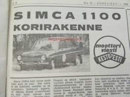 Koneviesti 1968 nr 18, sis. mm. seur. artikkelit / kuvat / mainokset; Noukinvaunu-rehunkorjuun erikoiskone, Metsätraktoriurakoitsijan arkipäivää,