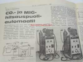 Koneviesti 1968 nr 18, sis. mm. seur. artikkelit / kuvat / mainokset; Noukinvaunu-rehunkorjuun erikoiskone, Metsätraktoriurakoitsijan arkipäivää,