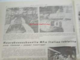 Koneviesti 1968 nr 19, sis. mm. seur. artikkelit / kuvat / mainokset; Kaksivipuohjaus traktorikaivurissa Moottorisahat 1968 ryhmäesittely kuvat ja tekniset tiedot,