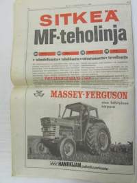 Koneviesti 1968 nr 19, sis. mm. seur. artikkelit / kuvat / mainokset; Kaksivipuohjaus traktorikaivurissa Moottorisahat 1968 ryhmäesittely kuvat ja tekniset tiedot,