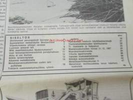 Koneviesti 1968 nr 21, sis. mm. seur. artikkelit / kuvat / mainokset; Kotimainen puimurisarja Sampo 20 Sampo 30 Sampo 100, Lannanpoistojärjestelmä parsipihattoon,