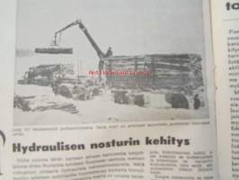 Koneviesti 1968 nr 25, sis. mm. seur. artikkelit / kuvat / mainokset; BM Volvo SM 668, Welger paalaimet, Siemenkeskus Turkuun, Moottorisahat Remington SL-9 ja