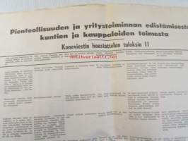 Koneviesti 1968 nr 25, sis. mm. seur. artikkelit / kuvat / mainokset; BM Volvo SM 668, Welger paalaimet, Siemenkeskus Turkuun, Moottorisahat Remington SL-9 ja