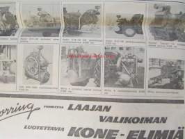 Koneviesti 1968 nr 25, sis. mm. seur. artikkelit / kuvat / mainokset; BM Volvo SM 668, Welger paalaimet, Siemenkeskus Turkuun, Moottorisahat Remington SL-9 ja