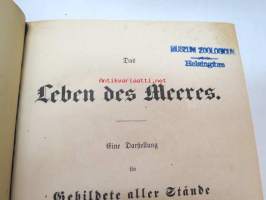 Das Leben des Meeres. Eine Darstellung für Gebildete aller Stände von Dr. Georg Hartwig, Badeartz in Ostende