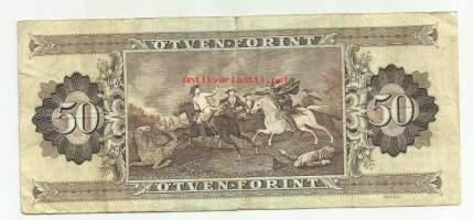 Unkari  50 Forint 1965-89 seteli