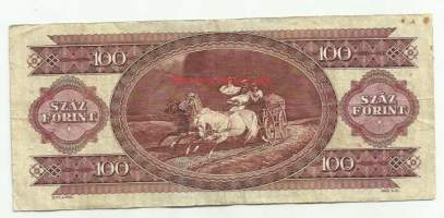 Unkari  100 Forint 1957-89 seteli