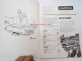 Ratten 1958 nr 1 -Volvo (Ruotsi) asiakaslehti, ruotsinkielinen -customer magazine