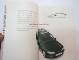 Opel 1995/96 lisävarusteluettelo -accdessories catalog, in finnish