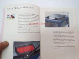Opel 1995/96 lisävarusteluettelo -accdessories catalog, in finnish
