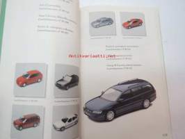 Opel 1995/96 lisävarusteluettelo -accdessories catalog, in finnish