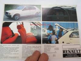 Renault 14TL -myyntiesite -sales brochure