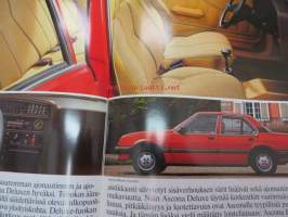 Opel Ascona -myyntiesite -sales brochure