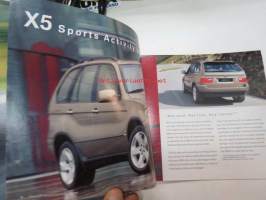 BMW 2004 -myyntiesite -sales brochure, in english