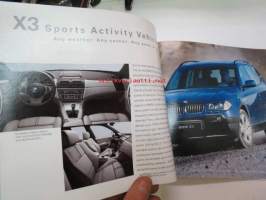 BMW 2004 -myyntiesite -sales brochure, in english