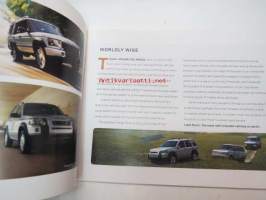 Land Rover 2004 Product Guide -myyntiesite -sales brochure, in english