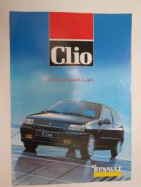 Renault Clio 1991 -myyntiesite -sales brochure, in finnish