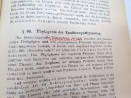 Systematische Phylogenie I-III, Entwurf eines Natürlichen Systems der Organismen auf Grund ihrer Stammesgesichte -omiste ja alkuperäinen nimikirjoitus Ernst Haeckel