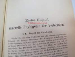 Systematische Phylogenie I-III, Entwurf eines Natürlichen Systems der Organismen auf Grund ihrer Stammesgesichte -omiste ja alkuperäinen nimikirjoitus Ernst Haeckel