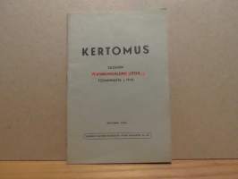 Kertomus Suomen puutarhaviljelijäin liiton toiminnasta v. 1945