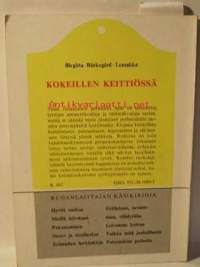 Kokeillen keittiössä