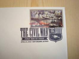 USA sisällisota, Civil War, 2012, USA, ensipäiväkuori, FDC. Katso myös muut kohteeni, mm. noin 1 200 erilaista amerikkalaista ensipäiväkuorta 1920-luvulta